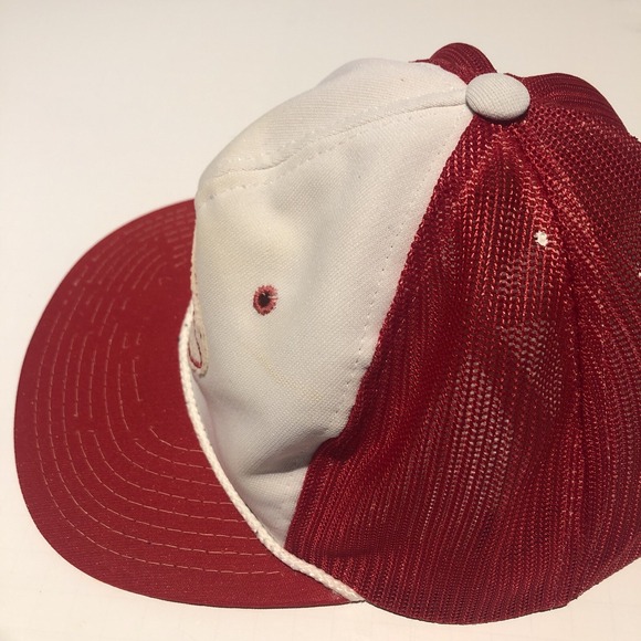 San Francisco 49ers Hat Snap Back 60s Used Rare Red White NFL Made In The USA - Picture 11 of 16